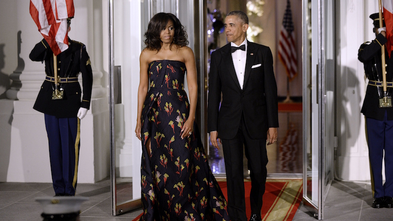 Illustration for article titled The Obamas Host the Trudeaus at Sasha and Malia's First White House State Dinner
